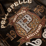 PELLE PELLE UNRIVALED ANNIVERSARY  1978 LEATHER JACKET Men’s -BROWN ABRASION /BROWN /GOLD /IVORY
