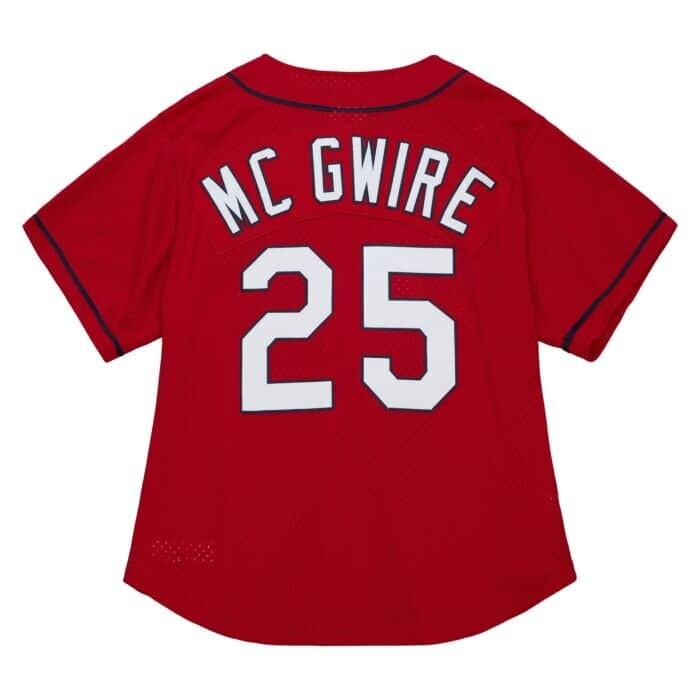 Mitchell & Ness MLB AUTHENTIC BP JERSEY ST LOUIS CARDINALS  Men’s -RED BLUE