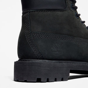 Timberland 6IN PREMIUM WATERPROOF Youth’s - BLACK NUBUCK