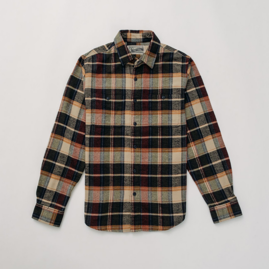Schott Bros. PLAID FLANNEL SHIRT Men’s -MAD
