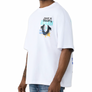 TRUE RELIGION SHORT SLEEVE  CONCERT BUDDHA OVERSIZED TEE-OPTIC WHITE