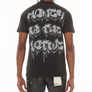 Cult of Individuality SHORT SLEEVE CREW NECK MONEY IS  THE MOTIVE Men’s -VINTAGE CHARCOAL