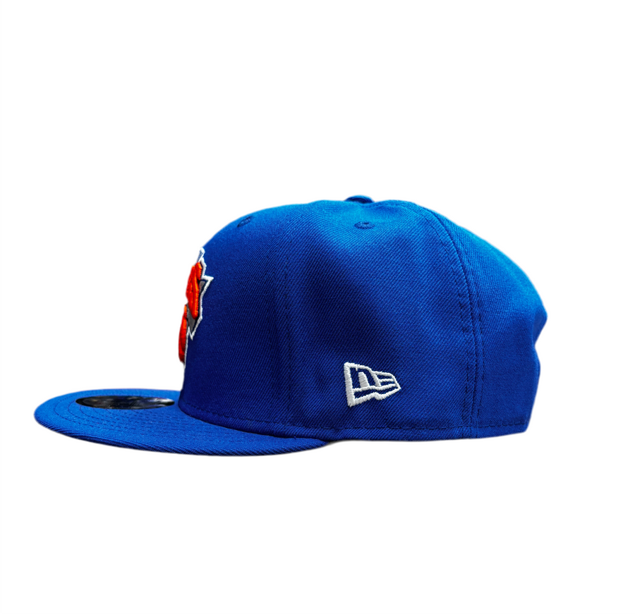 NEW ERA 950 SNAPBACK -CLASSIC LOGO -ROYAL BLUE ORANGE