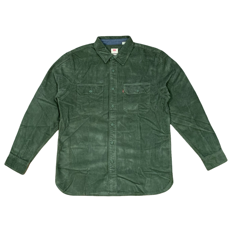 Levis Strauss & Co CORDUROY SHIRT Men’s -OLIVE GREEN