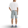 Levis Strauss & Co 412 SLIM RIPPED JEANS SHORTS Men’s -GUMMY BEARS -MEDIUM WASH