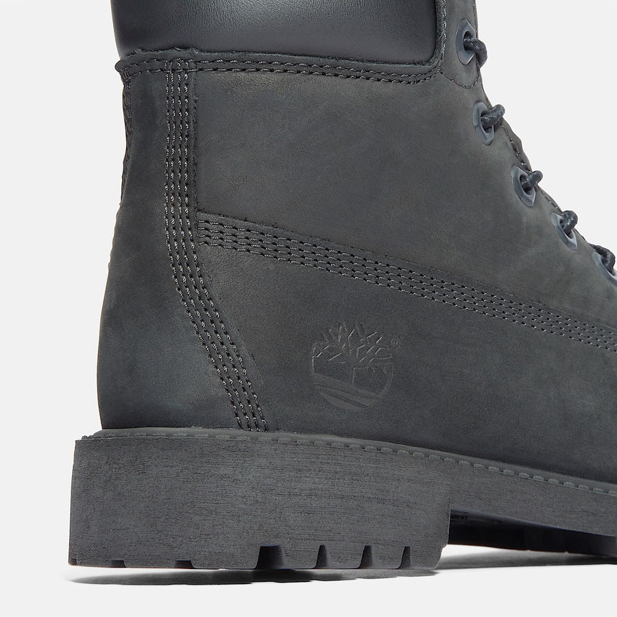 Timberland 6IN PREMIUM LACE WATERPROOF Junior’s - BLACK NUBUCK