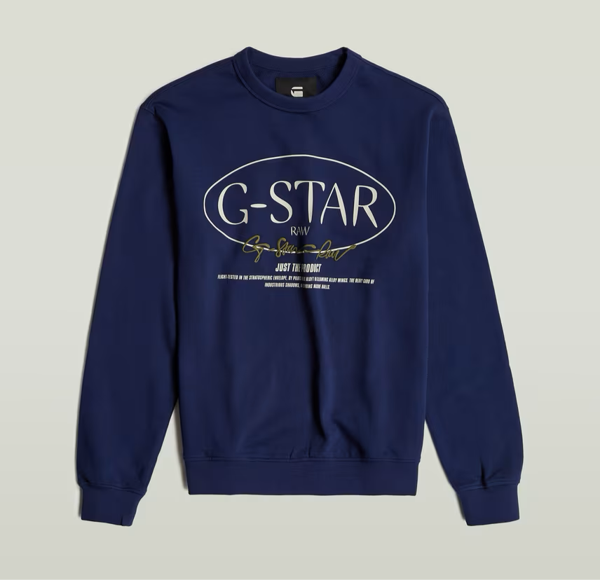 G-Star RAW CIRCLE G-STAR GR SW / Men’ -IMPERIAL BLUE