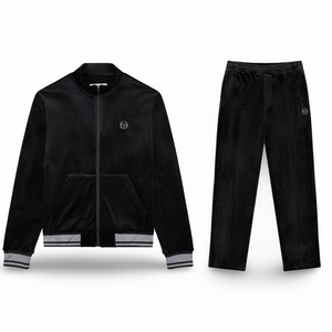 SERGIO TACCHINI VIAGGIOA VELOUR SUIT - MEN’S -BLACK BEAUTY