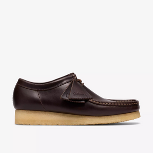Clark's WALLABEE BOOT LOW Men's - DARK BROWN LEATHER
