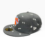 NEW ERA 5950 CUSTOM FITTED- NEW YORK KNICKS - SCOOBY DOO - GLOW IN THE DARK /BLACK ORANGE