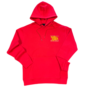 ROBERTO VINO BORN TO RISE LOGO HOODY  Men’s -RED