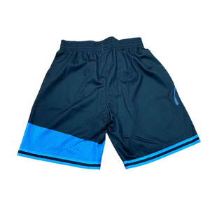 MITCHELL & NESS - NBA  SWINGMAN -SHORTS CAVALIERS 97  MENS -BLACK/ BABY BLUE