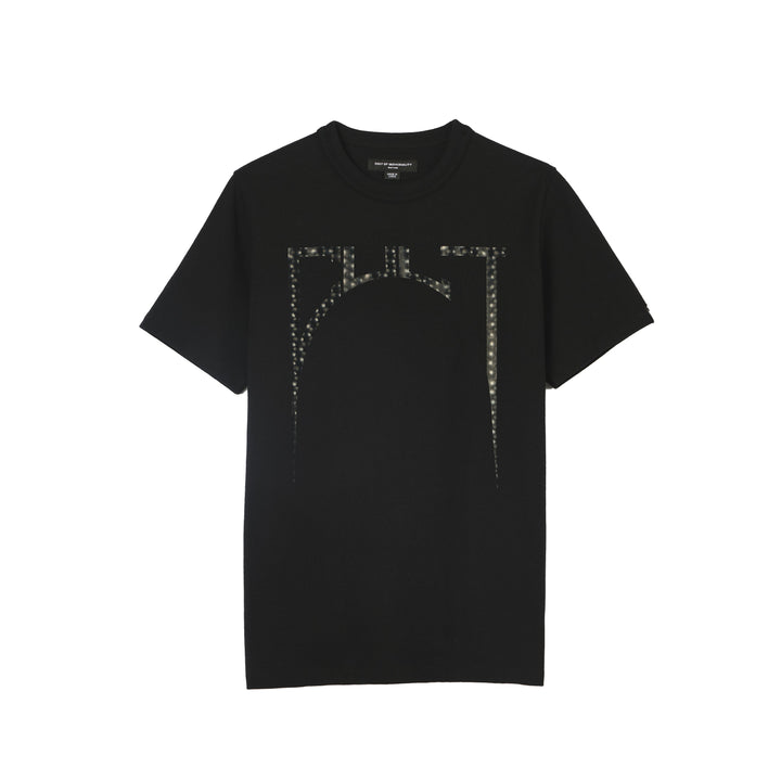 Cult of Individuality  SHORT SLEEVE CREW NECK TEE METAL LOGO Men’s - BLACK