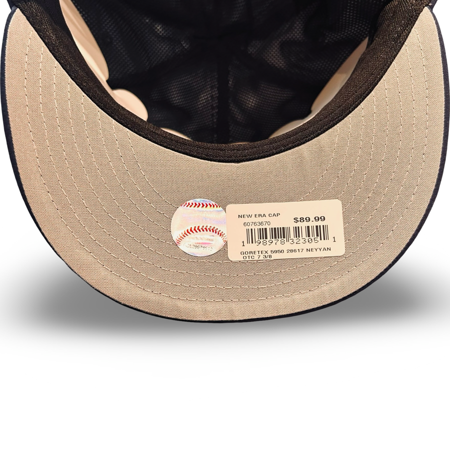 NEW ERA 5950 CUSTOM FITTED-NEW YORK YANKEE/ GORE-TEX / NAVY WHITE