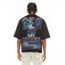 Cult of Individuality OVERSIZED CREW NECK TEE ‘“SEA OF SORROW”-BLACK