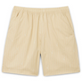 LACOSTE  CROCODILE PRINT STRIPE COTTON SHORT Men’s -BEIGE-WHITE-001