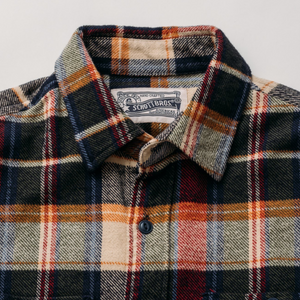 Schott Bros. PLAID FLANNEL SHIRT Men’s -MAD