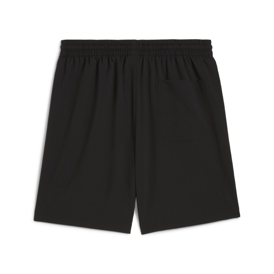 PUMA BMW MMS ESS WOVEN SHORTS 7 - Men’s-PUMA BLACK