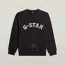 G-Star RAW APPLIQUÉ R SWEATER / Men’ -DK BLACK