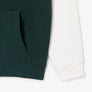 LACOSTE CLASSIC FIT SWEATSUIT HOODED FLEECE  -Men’s-WHITE /GREEN