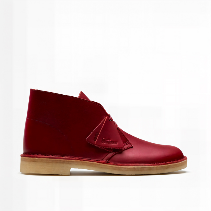 Clark’s DESERT BOOT LEATHER Men’s DARK RED LEATHER