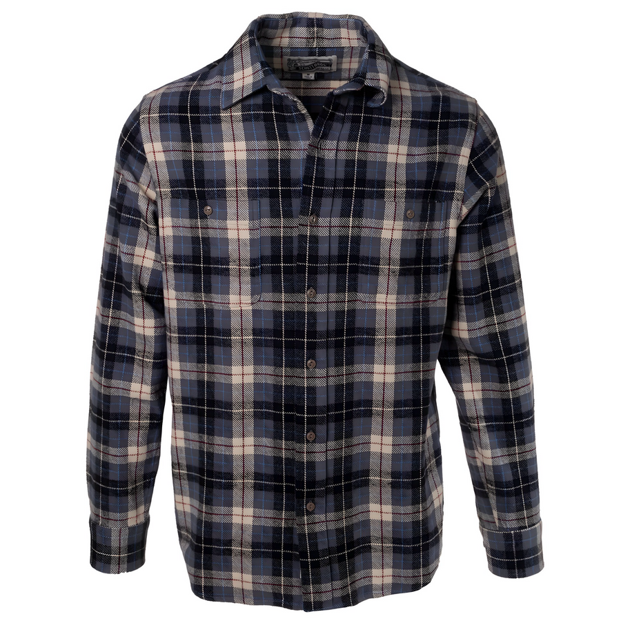 Schott Bros. PLAID FLANNEL SHIRT Men’s -GRY