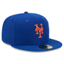 NEW ERA 5950 SIDE SCRIPT -NEW YORK METS -ROYAL BLUE ORANGE