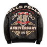 PELLE PELLE UNRIVALED ANNIVERSARY 1978 LEATHER JACKET Men’s -BLACK/CABERNET /NAVY//IVORY