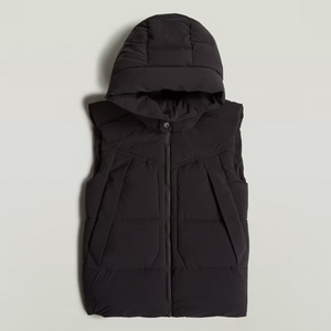 G-STAR G-WHISTLER PDD HOODIE VEST 2.0 MENS -DK BLACK