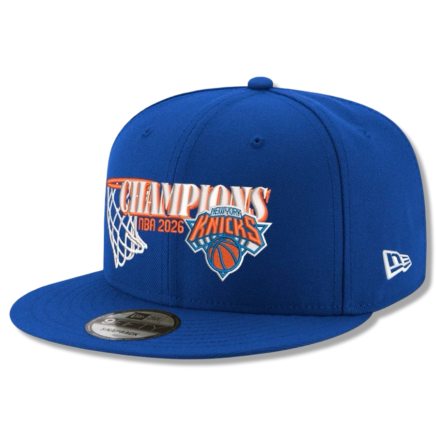 NEW ERA 950 CHAMPIONS NBA 2026 NEW YORK KNICKS SNAPBACK BASKET-ROYAL B