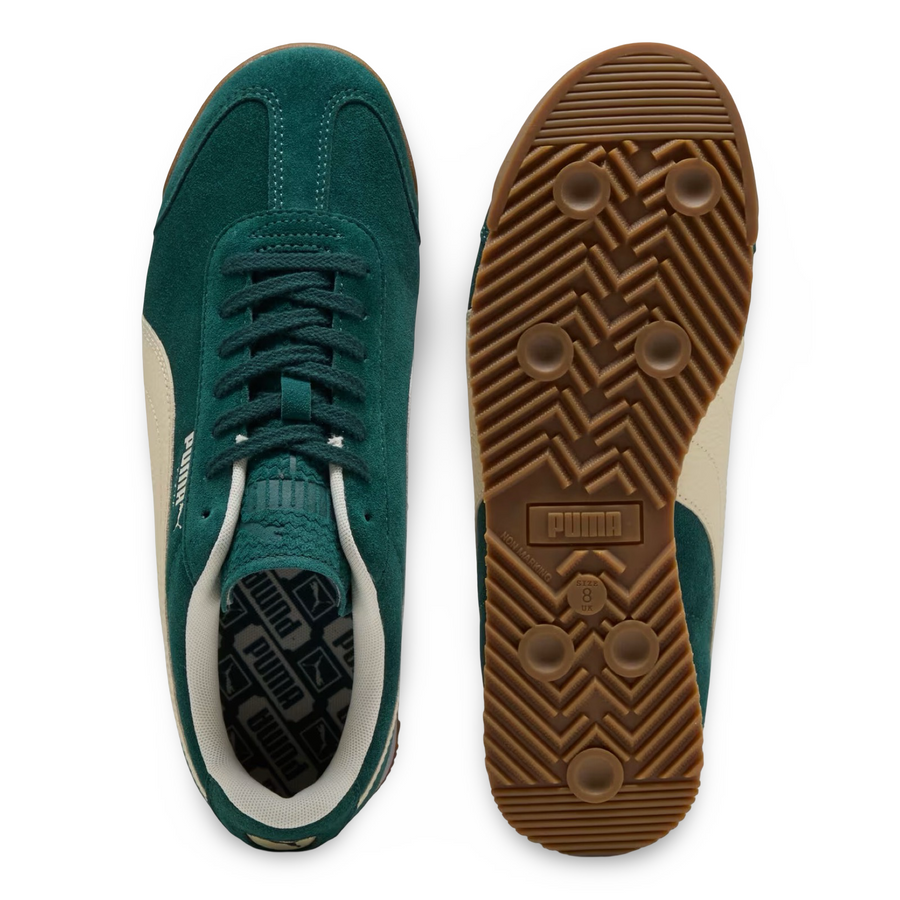 PUMA ROMA SUEDE MEN -GREEN TERRAIN-ALPINE SNOW
