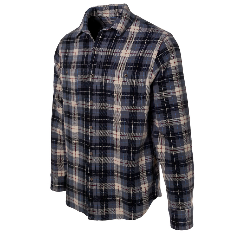 Schott Bros. PLAID FLANNEL SHIRT Men’s -GRY