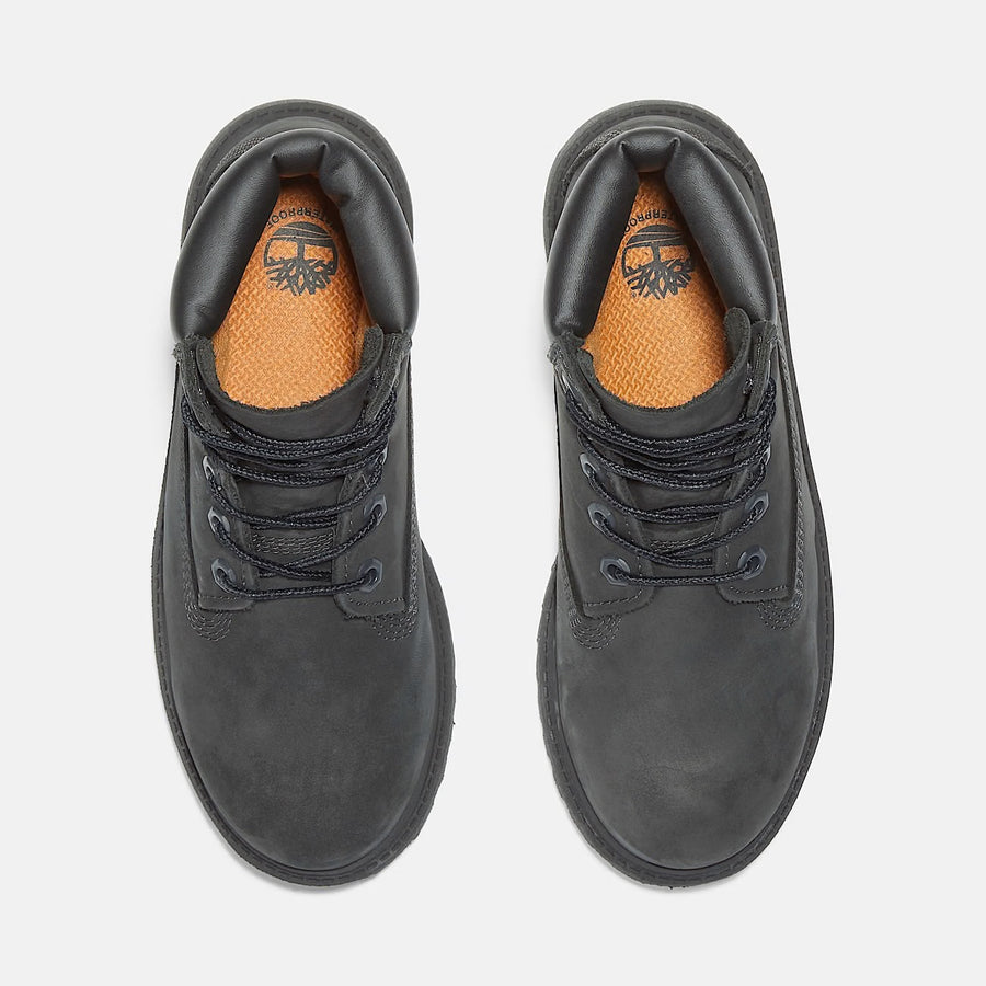 Timberland 6IN PREMIUM LACE WATERPROOF Junior’s - BLACK NUBUCK