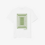LACOSTE PRINTED JERSEY CREW NECK T-SHIRT Men’s -WHITE