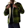 Levis Strauss & Co TRUCKER SHERPA JACKET Men’s -GREEN BLACK