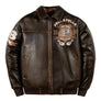 PELLE PELLE UNRIVALED ANNIVERSARY  1978 LEATHER JACKET Men’s -BROWN ABRASION /BROWN /GOLD /IVORY
