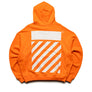 L/AB by Off-White off  diag  Hoodie -orange tiger