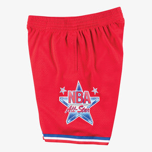 MITCHELL & NESS - NBA  ALL STAR WEST SWINGMAN ALTERNATE - SHORTS - 91 - MENS -RED ROYAL WHITE