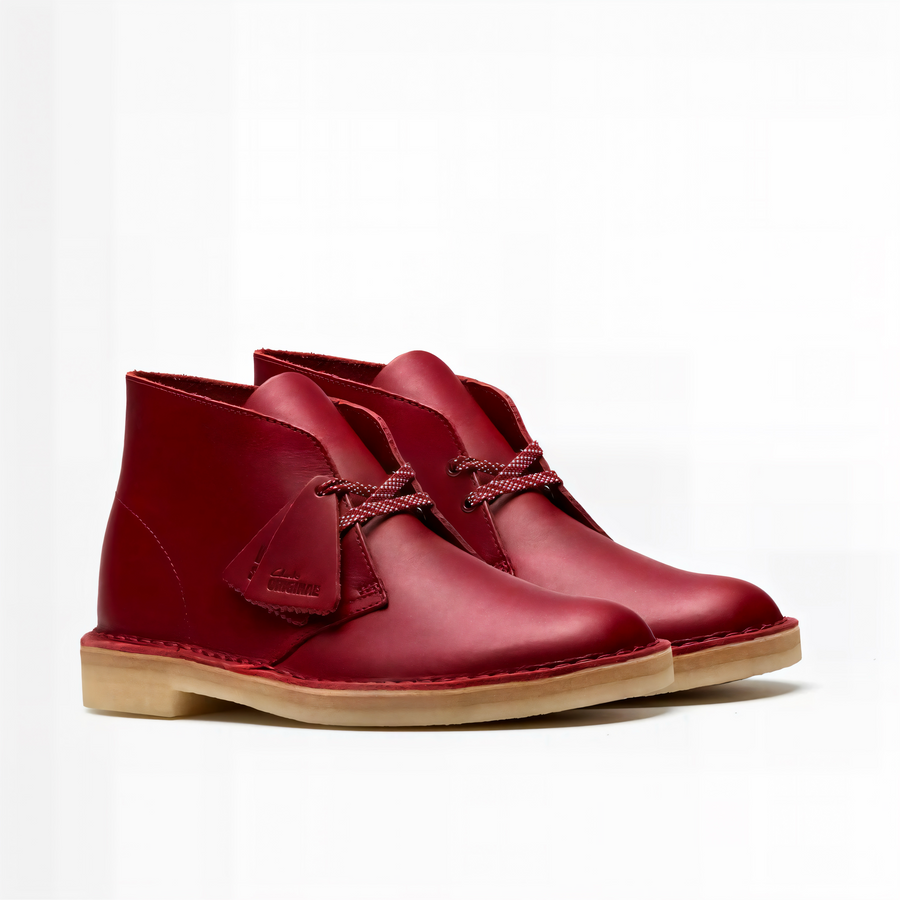Clark’s DESERT BOOT LEATHER Men’s DARK RED LEATHER