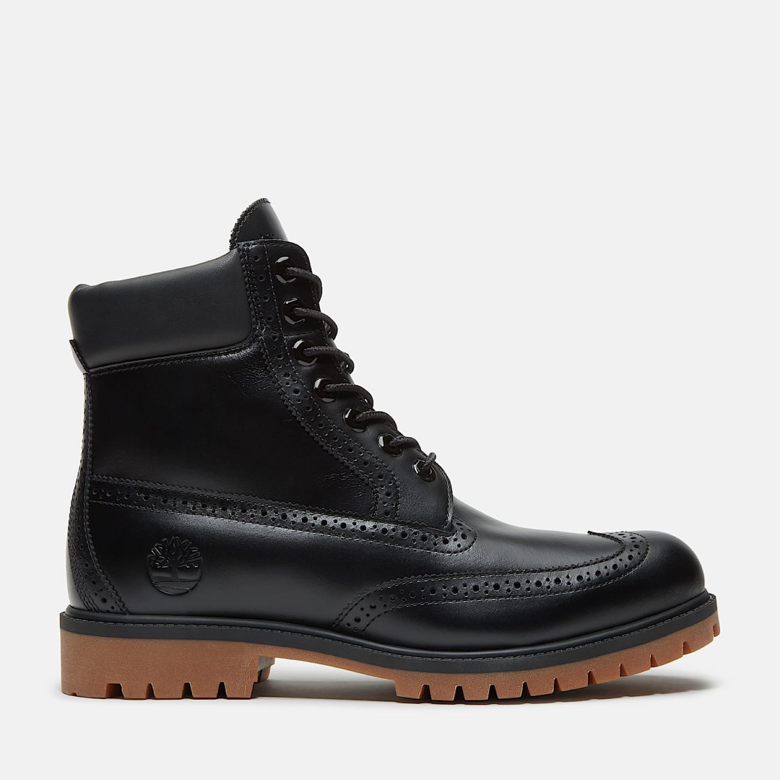 Timberland PREMIUM 6 IN LACE BROUGE WINGTIPS WP BOOT Men's - BLACK Timberland PREMIUM 6 IN LACE BROUGE WINGTIPS WP BOOT Men's - BLACK