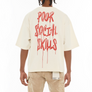 Cult of Individuality OVERSIZED  SHORT SLEEVE CREW NECK TEE POOR SOCIAL SKILLS  BMen’s -WINTER WHITE