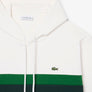 LACOSTE CLASSIC FIT SWEATSUIT HOODED FLEECE  -Men’s-WHITE /GREEN