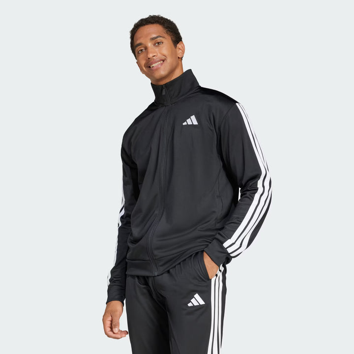 ADIDAS MEN’S M 3STRIPE TRICOT TRACKSUIT- BLACK