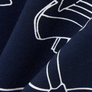 LACOSTE  ULTRA DRY PRINTED TENNIS CREW NECK T-SHIRT Men’s -NAVY BLUE-166