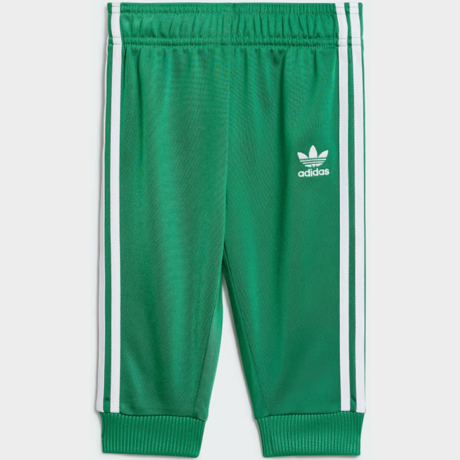 ADIDAS ORIGINAL SUPERSTAR TRACKSUIT TODDLER- Kid's - GREEN WHITE