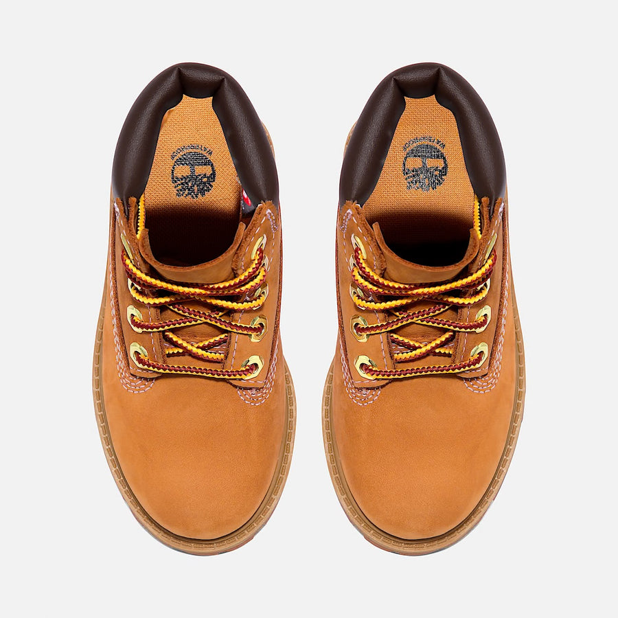 Timberland 6IN PREMIUM LACE WATERPROOF Toddler’s - WHEAT/NUBUCK