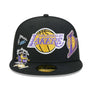 NEW ERA 5950 CUSTOM FITTED-MULTI-LOGO LA LAKERS / PURPLE YELLOW