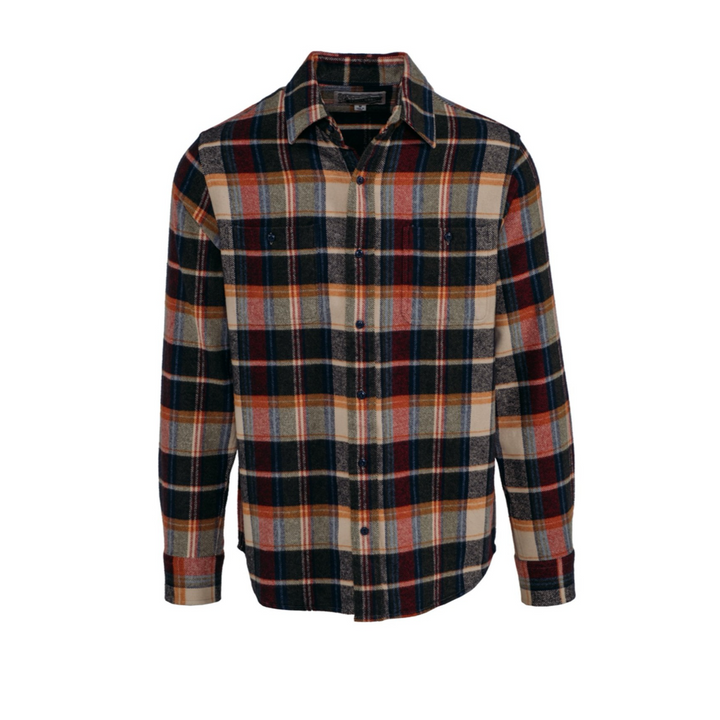 Schott Bros. PLAID FLANNEL SHIRT Men’s -MAD