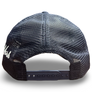 New Era 940 Mesh Trucker SnapBack Script- Navy yankee