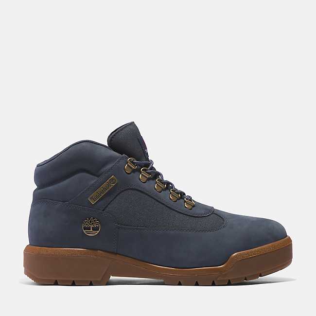 Timberland FIELD BOOT MID LACE UP Men's -DARK BLUE NUBUCK – Moesports